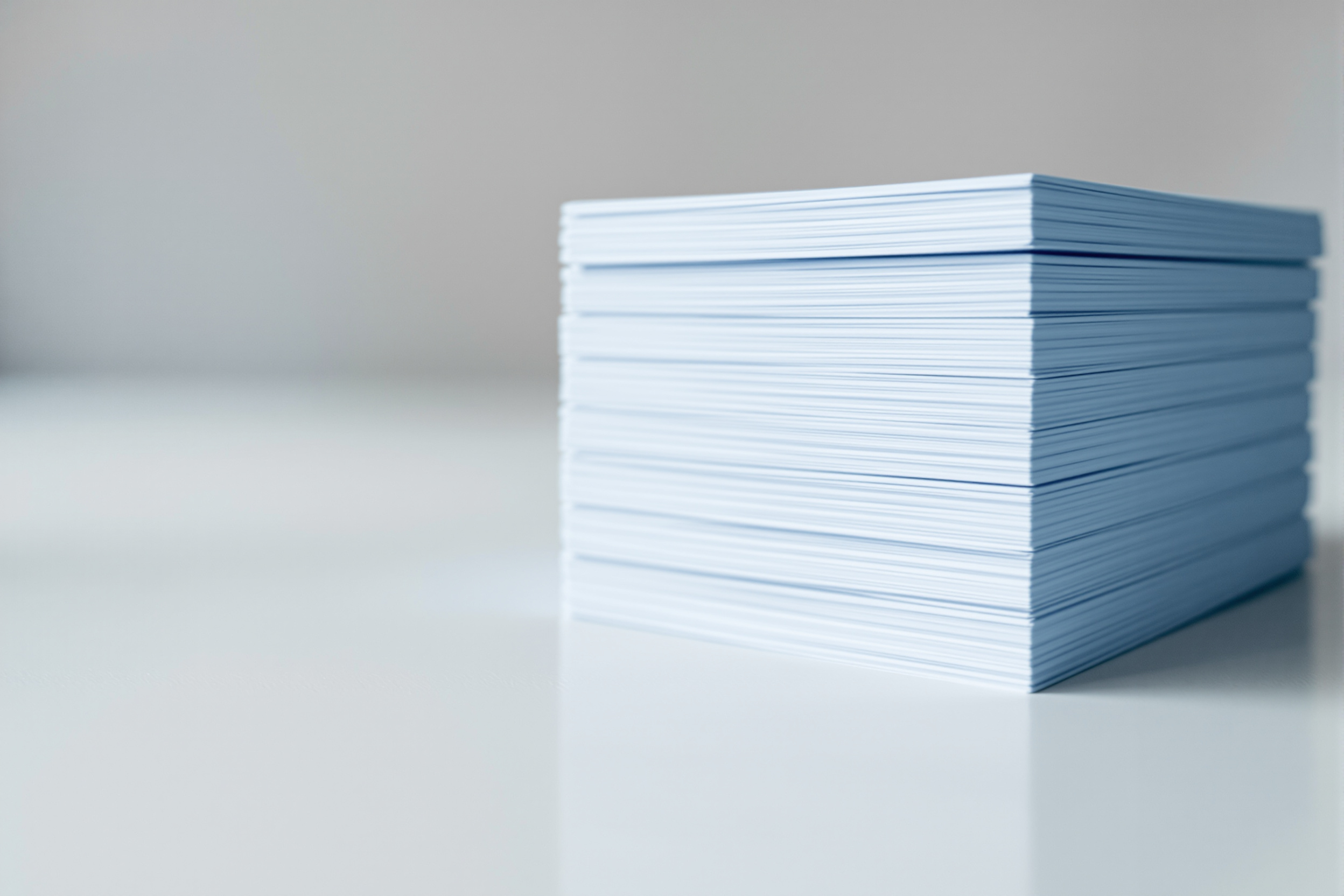 Index cards arranged to plan an essay outline
